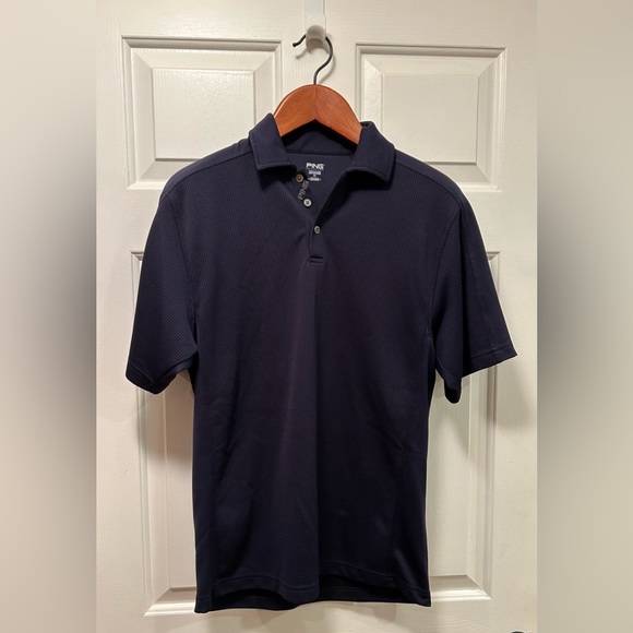 Ping Collection Performance Dynamics Navy Polo Shirt, Size M - Picture 1 of 5